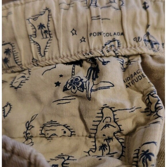 Tommy Bahama Men's Pants Size L Linen Blend Pockets Stretch Tan - Picture 8 of 11